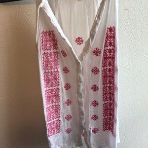 Artisan NY Embroidered top